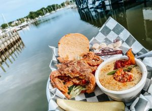 Brunch at Portside Grill in Urbanna, Virginia