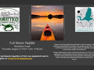 Full Moon Paddle on Morattico Creek