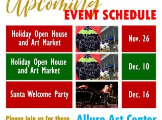 Holiday Open House & Art Market at Allure Art Center