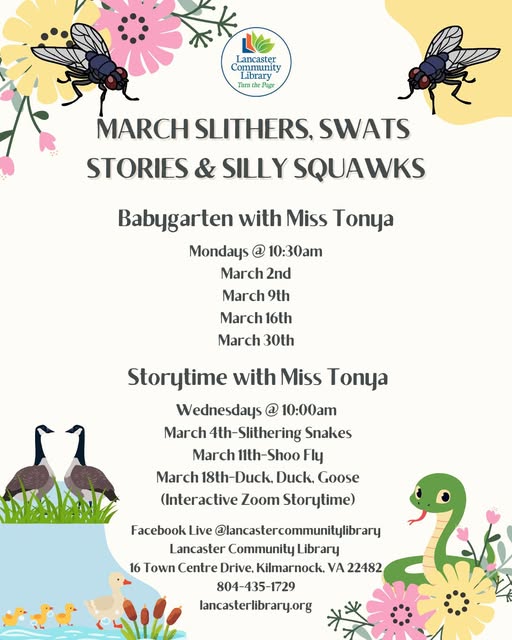 March Readings at LCL