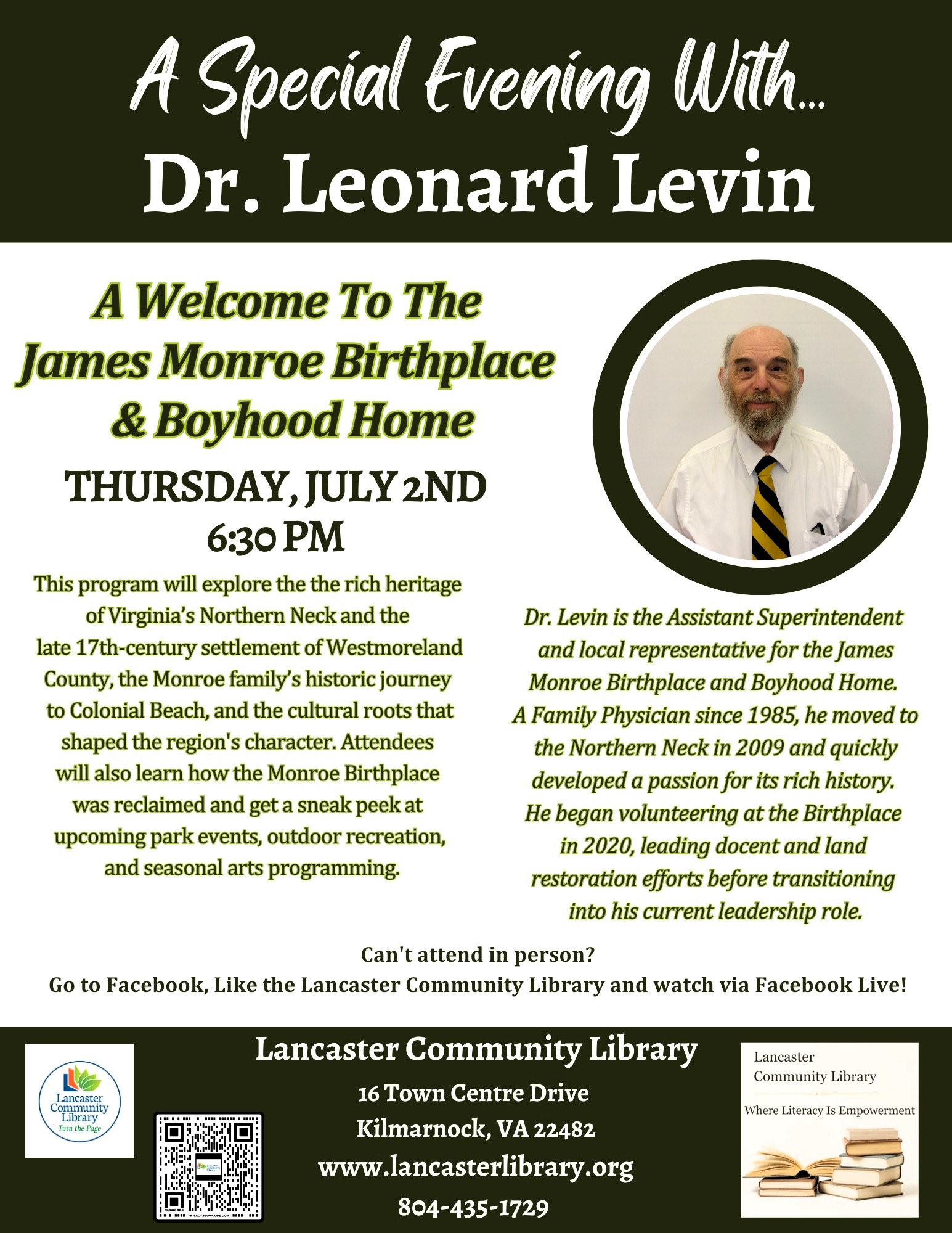 SEW 2026 Flyers - Dr. Leonard Levin
