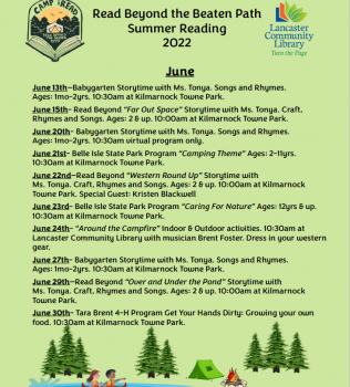 Beyond the Beaten Path-Kids Summer Reading Event-FREE