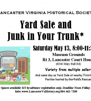 Car Trunk Sale At The Museum!